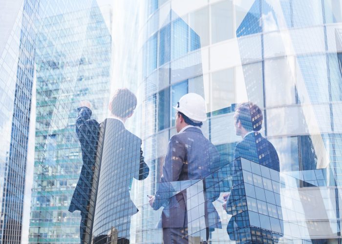 Group,Of,Business,People,Discussing,Real,Estate,Project,,Construction,Of
